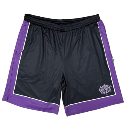 @ sun court short – black purple