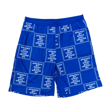 adwys grid gradient short – blue