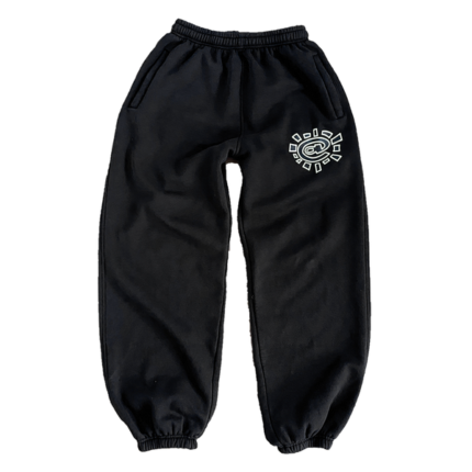 Black rel@xed jogger