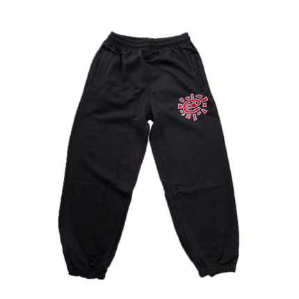 Black rel@xed jogger