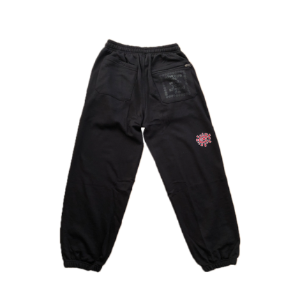 Black rel@xed jogger