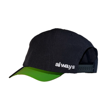 @sun nylon cap – black / green